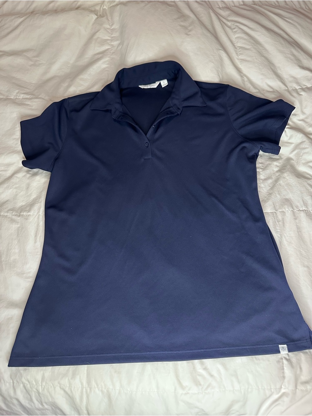 Title: Lady Hagen Women’s Navy Blue Golf Polo Shirt Size Large L